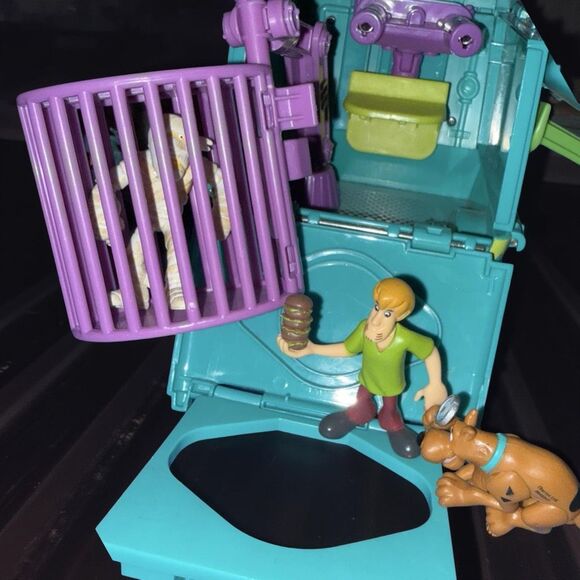 Scooby Doo Mystery Machine Trap Time Van Playset Scooby Shaggy Mummy Figures - Picture 1 of 11